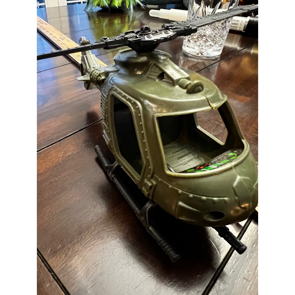 Military Force Plastic Toy Helicopter‎ Green Helicopter With Rotor Blades